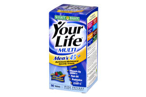 Nature's Bounty Your Life Multi Men's 45+ Multivitamin/Multimineral Specialty Formula- 90 CT
