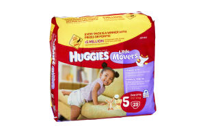 Huggies Little Movers Size 5 Diapers - 23 CT