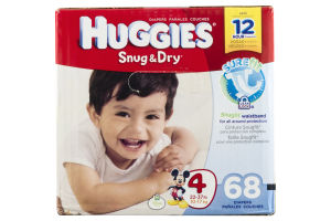 Huggies Diapers Snug & Dry Disney Size 4 (22 - 37 lb) - 68 CT