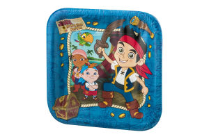 DesignWare Plates Jake and Never Land Pirates 9" - 8 CT