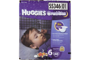 Huggies OverNites Diapers Disney 6 35 LB - 48 CT