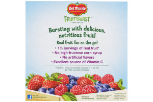 Del Monte Fruit Burst Squeezers Mixed Berry - 4 CT