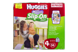 Huggies Little Movers Slip-On Size 4 Disney Diapers - 56 CT