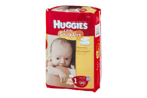 Huggies Little Snugglers Disney Diapers Size 1 - 40 CT