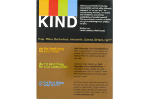 KIND Breakfast Bars Dark Chocolate Cocoa - 4 CT