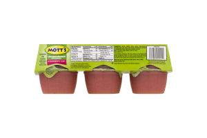 Mott's Unsweetened Applesauce Strawberry Kiwi - 6 CT