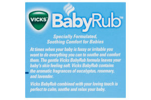 Vicks Baby Rub Soothing Ointment