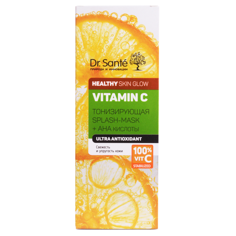 Сплеш-маска д/обличчя Vitamin C тонізуюча 100мл Dr.Sante