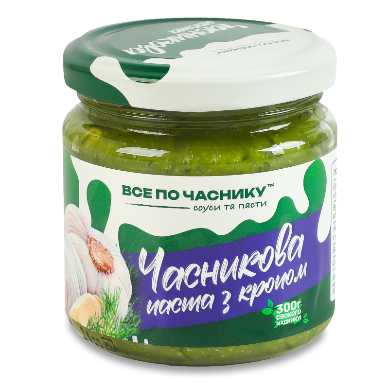 Паста часникова з кропом 200г твіст/б Все по часнику