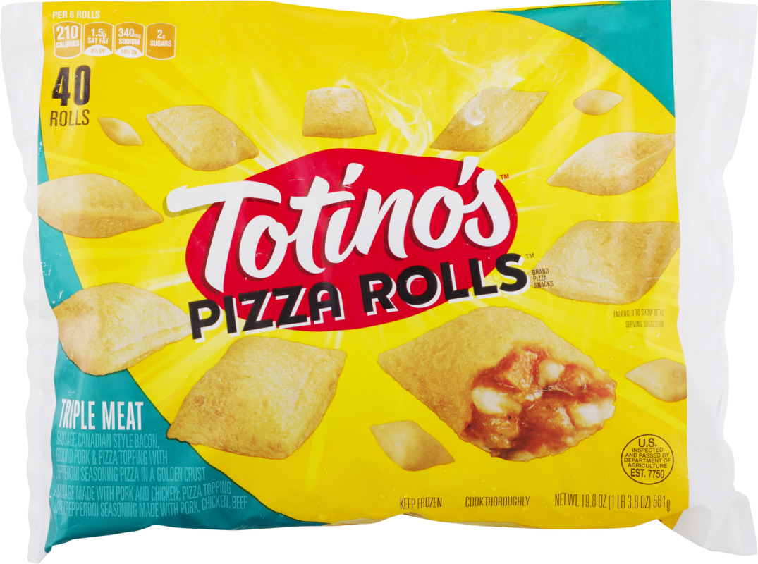 Totino's Pizza Rolls Triple Meat 40 CT Totino's(42800008886