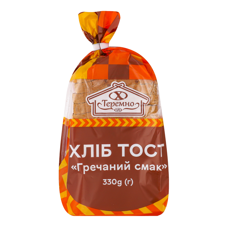 Хліб нарізний тост Гречаний смак Теремно м/у