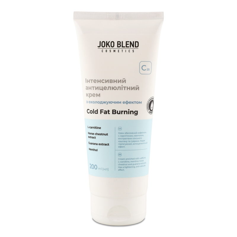 Крем антицелюлітний інтенсивний з охолоджуючим ефектом 200мл Джоко Бленд