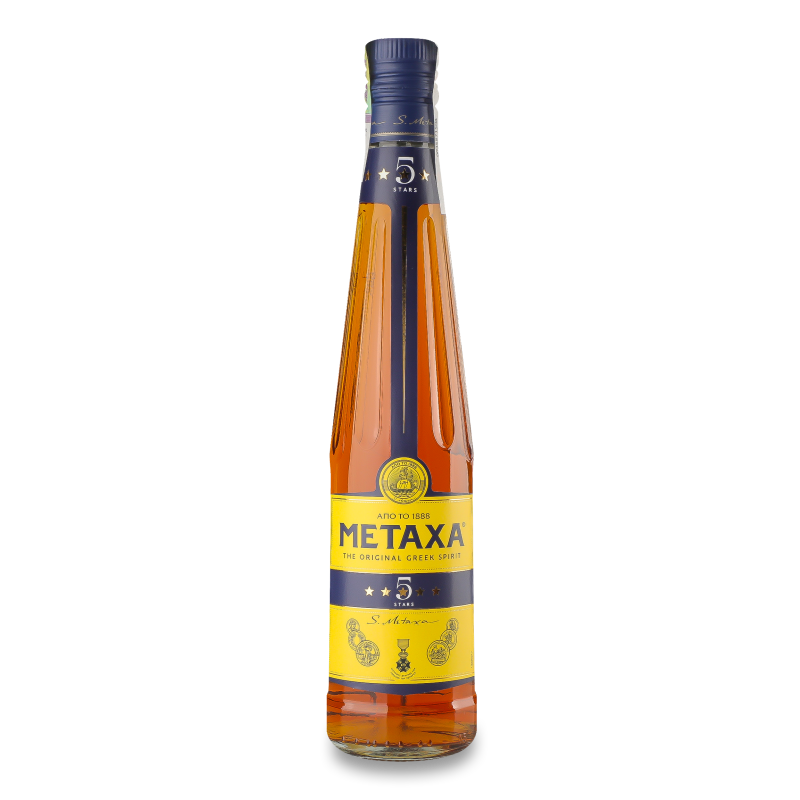 Напій алкогольний ***** 38% 0,5л Метакса