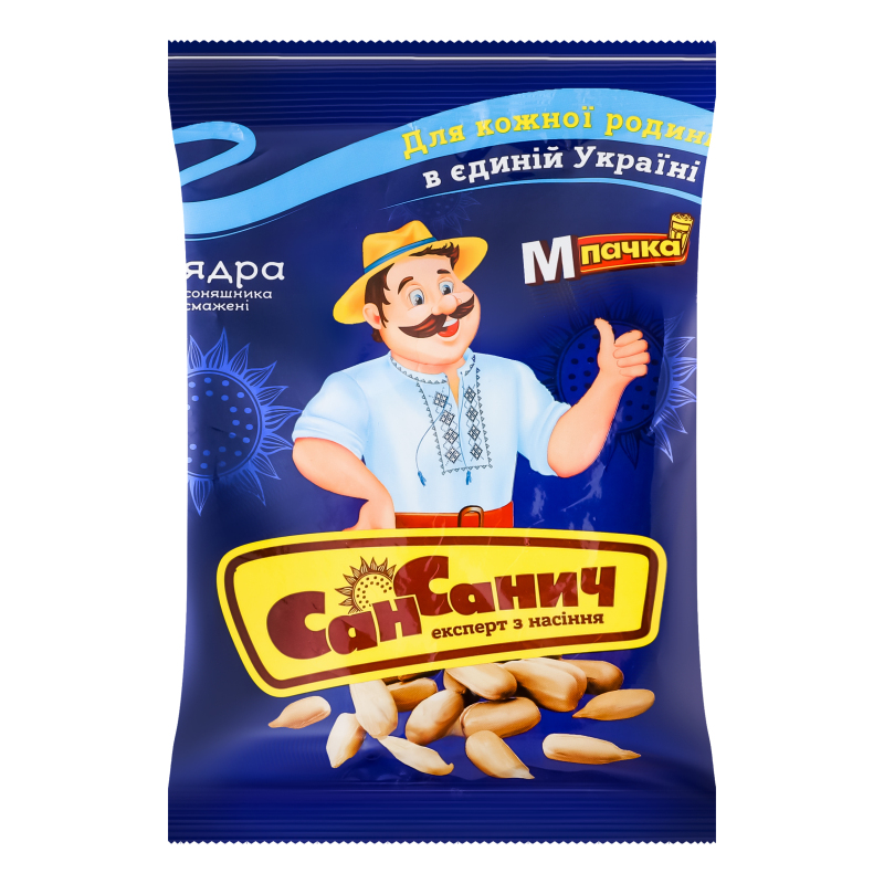 Ядра соняшника смажені М Сан Санич м/у