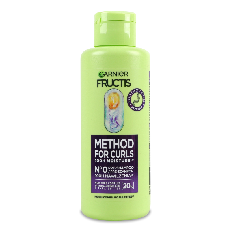 Пре-шампунь Fructis Кучерявий Метод д/зволоження хвилястого та кучерявого волосся 200мл Garnier