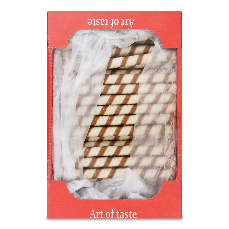 Трубочки вафельні з горіховим смаком 450г Марія