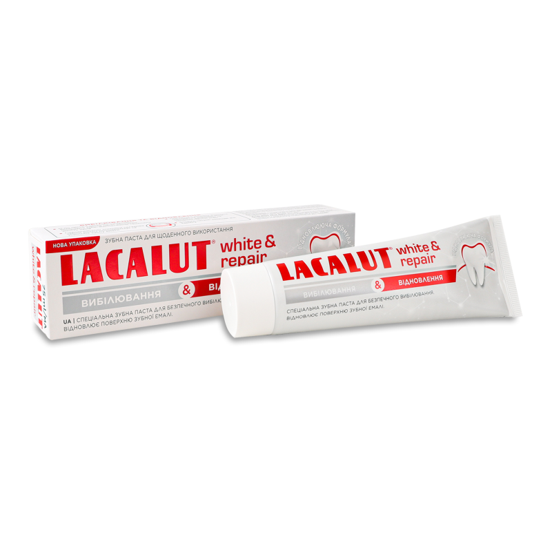 Паста зубна White&Repair 75мл Lacalut