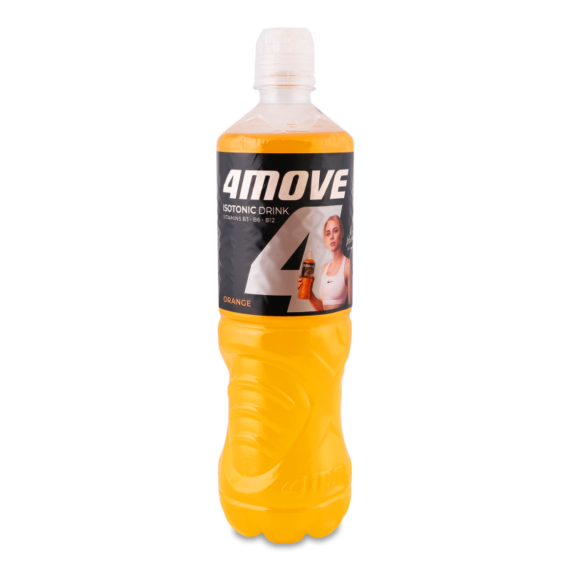 Напій безалкогольний Sports Orange негазований ізотонічний 750мл пет 4move