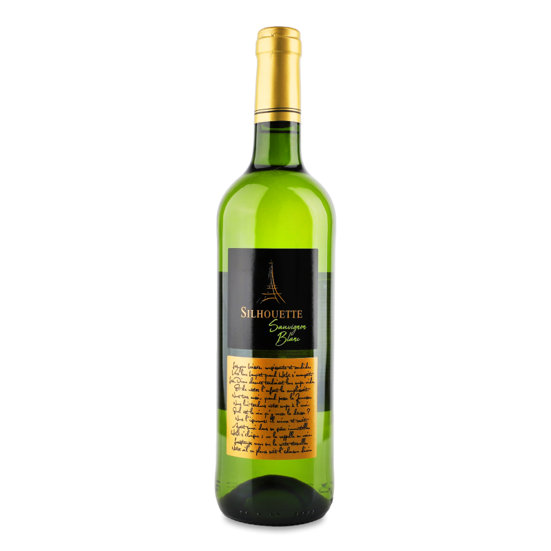 Вино Sauvignon Blanc біле сухе 12,5% 0,75л Silhouette