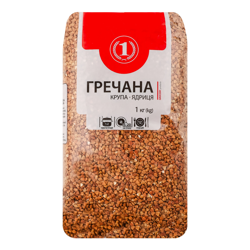 Крупа гречана ядриця ТМ "1" м/у