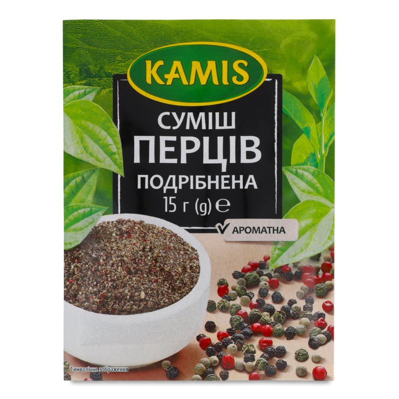 Суміш перців подрібнена 15г Каміс