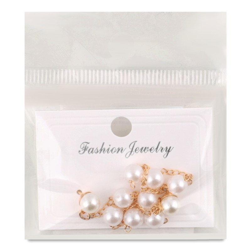 Сережки-гвіздки жовтий метал з камінцями та штучними перлами в асортименті ZBYK250513181