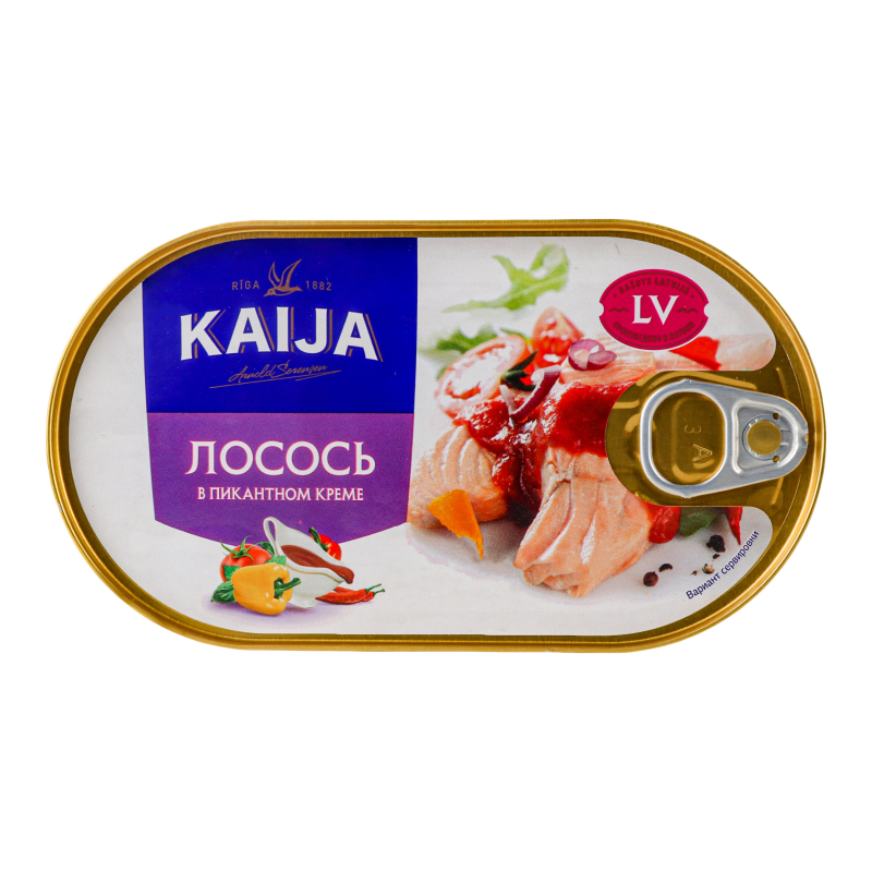 Лосось філе в пікантному кремі Kaija з/б