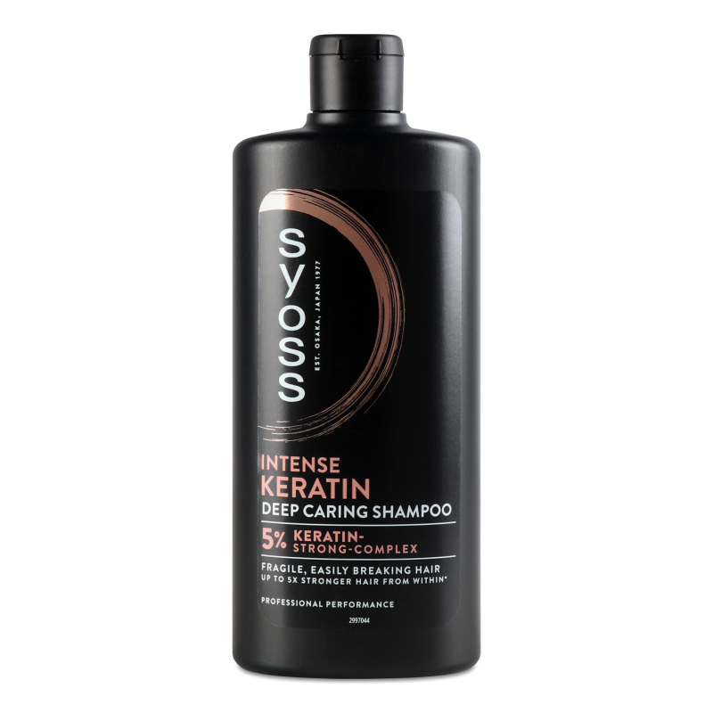 Шампунь Кератин д/ламкого волосся 440мл Сйосс