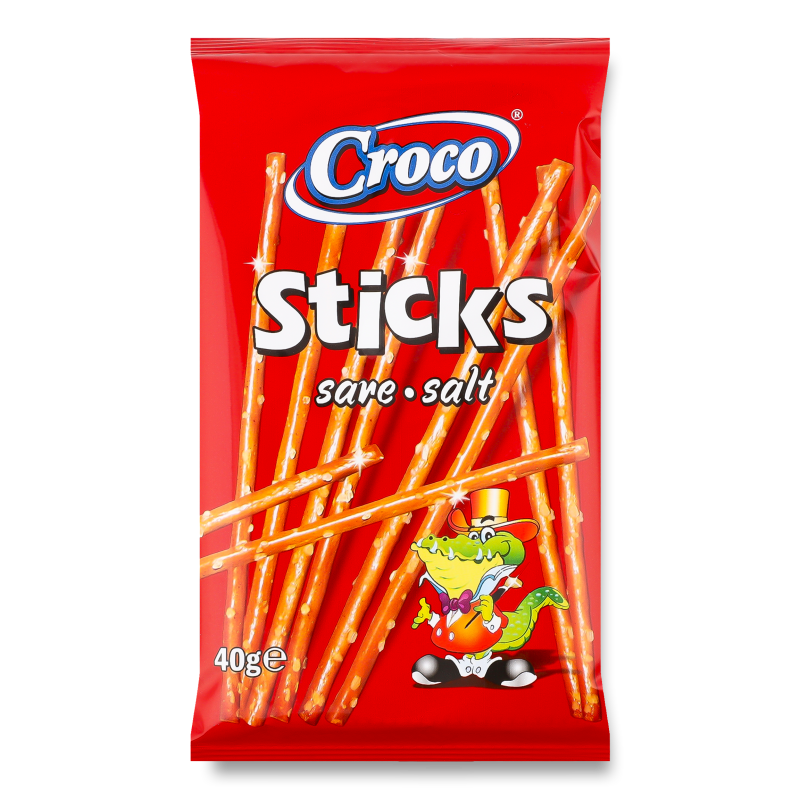 Соломка Sticks солена 40г Croco