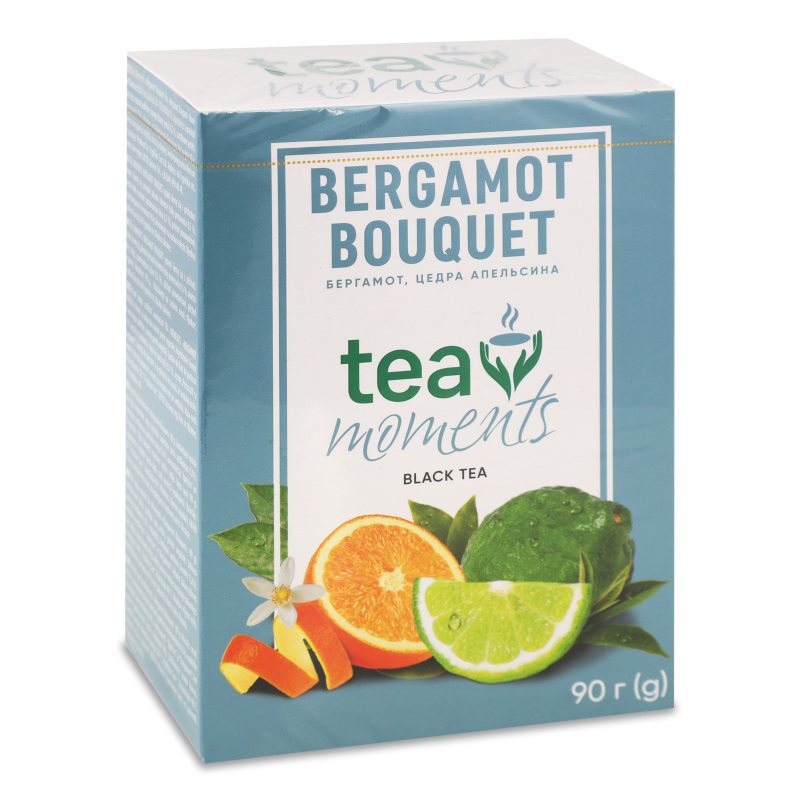 Чай Букет бергамоту чорний листовий 90г Ті Моментс