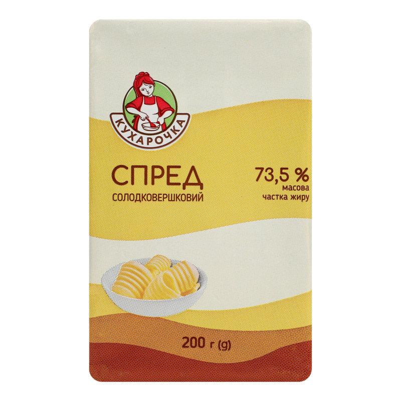 Спред солодковершковий 73.5% Кухарочка м/у