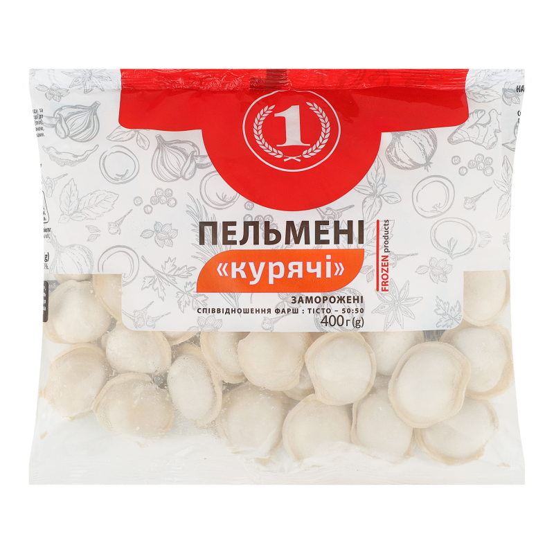 Пельмені Курячі ТМ "1" м/у
