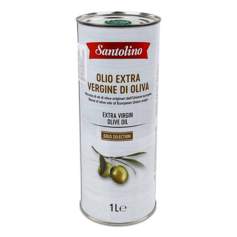 Олія оливкова Extra Virgin 1л ж/б Santolino