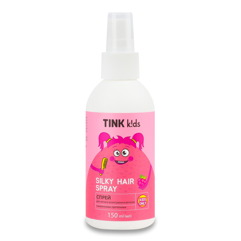 Спрей д/легкого розчісування волосся Silky Hair Spray 150мл Tink k!ds