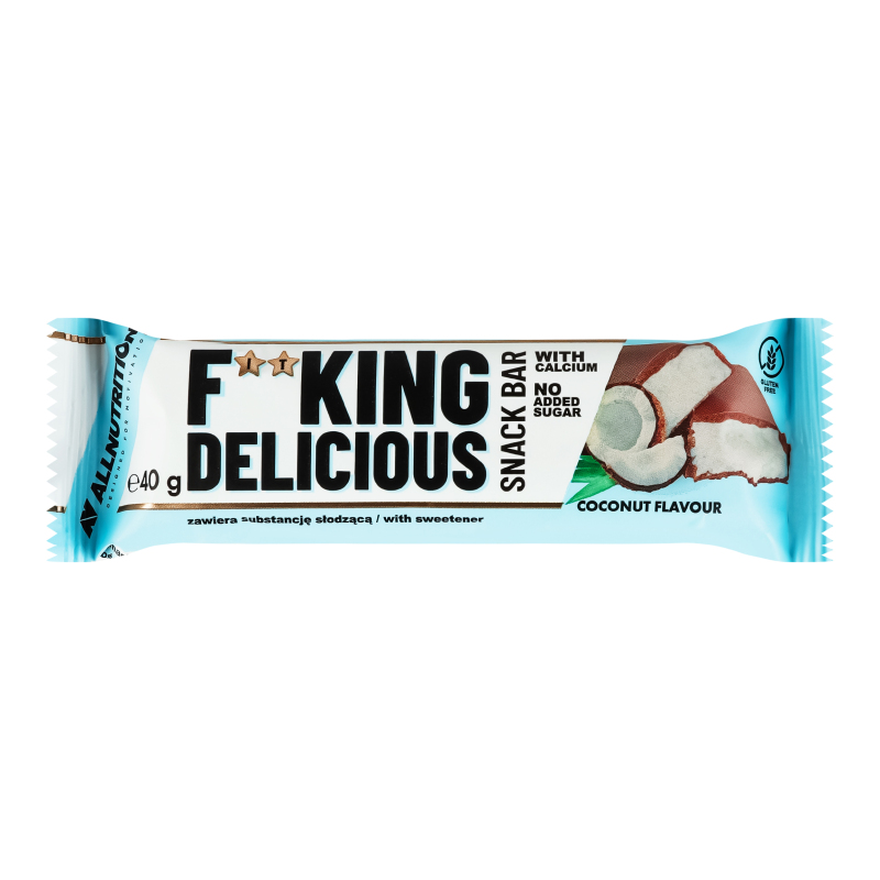Батончик снековий зі смаком кокосу Fitking delicious Allnutrition м/у