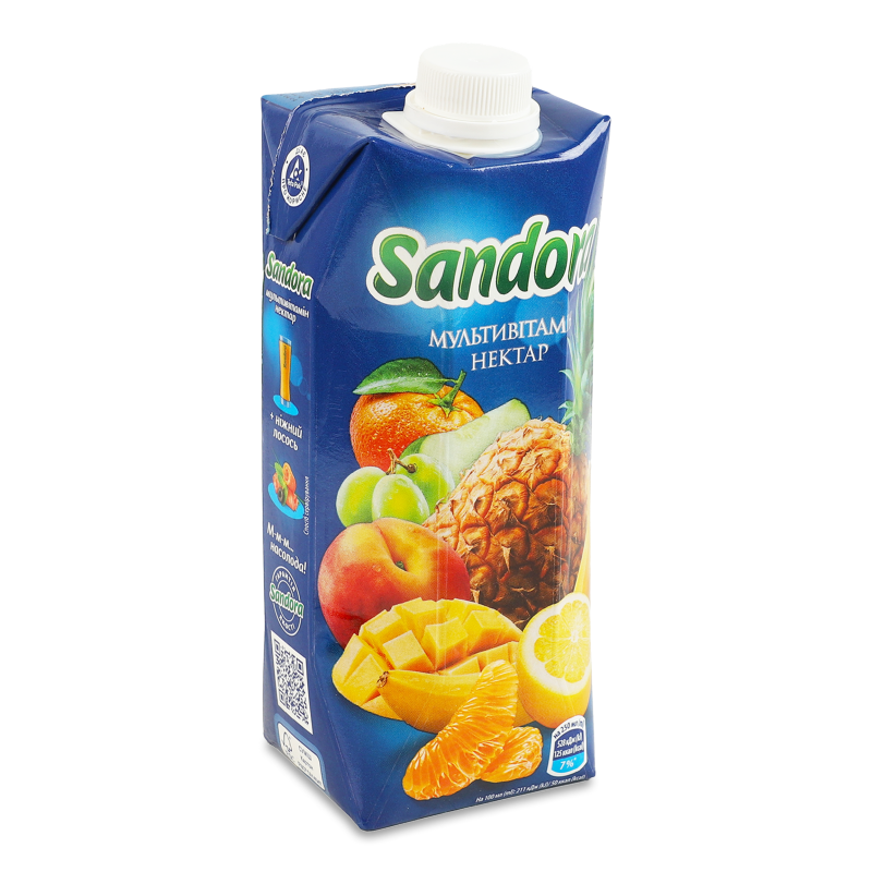 Нектар Мультивітамін 0,5л слім Sandora