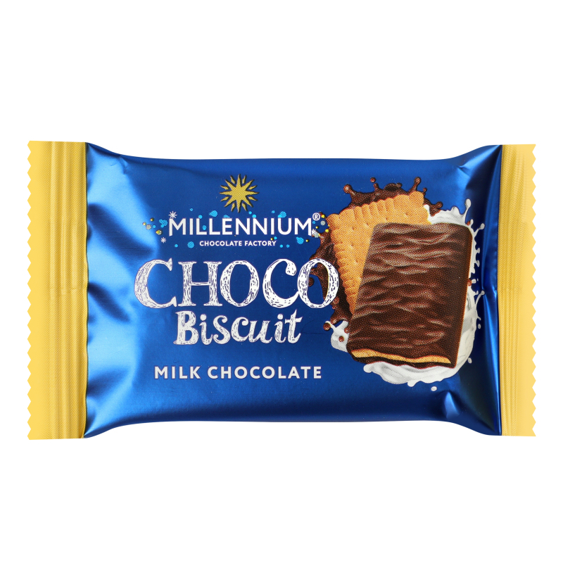 Печенье глазированное Choco Biscuit Millennium м/у 14г Millennium