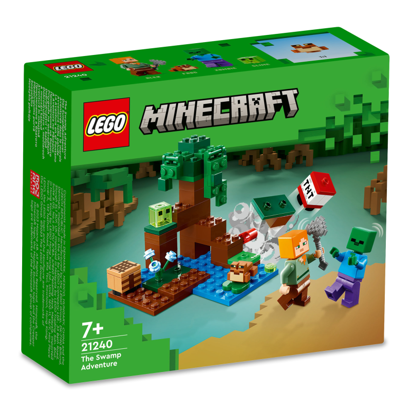Конструктор Minecraft Пригоди на болоті 21240 Lego