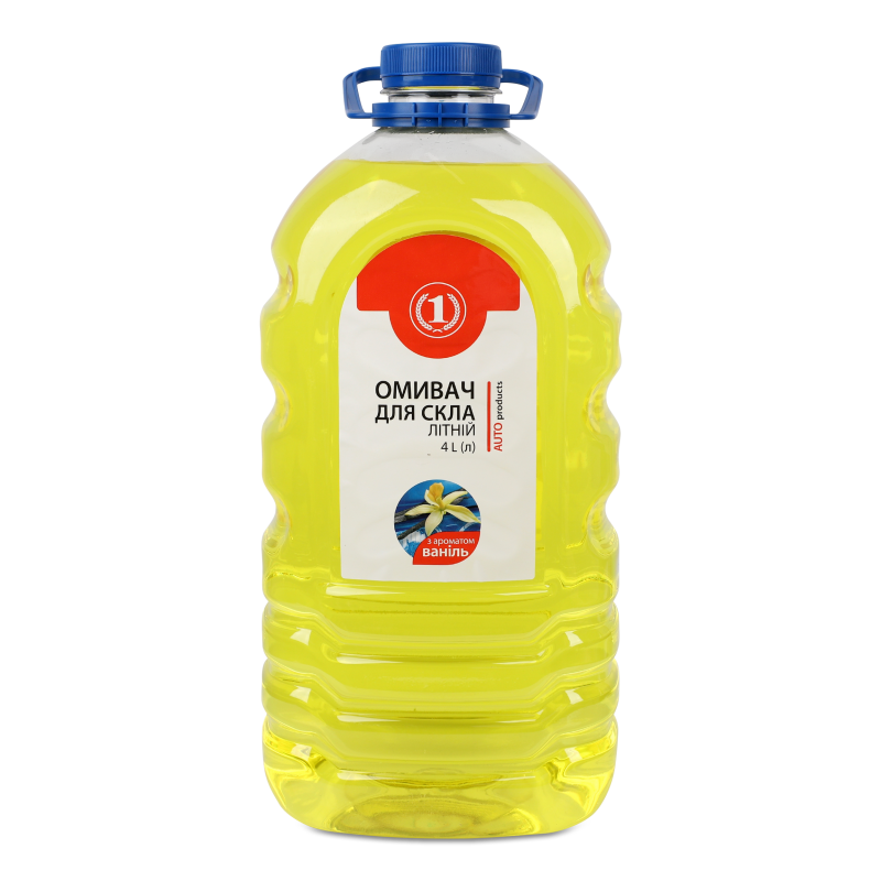 Омивач скла літній з ароматом Ваніль 4л ТМ “1”