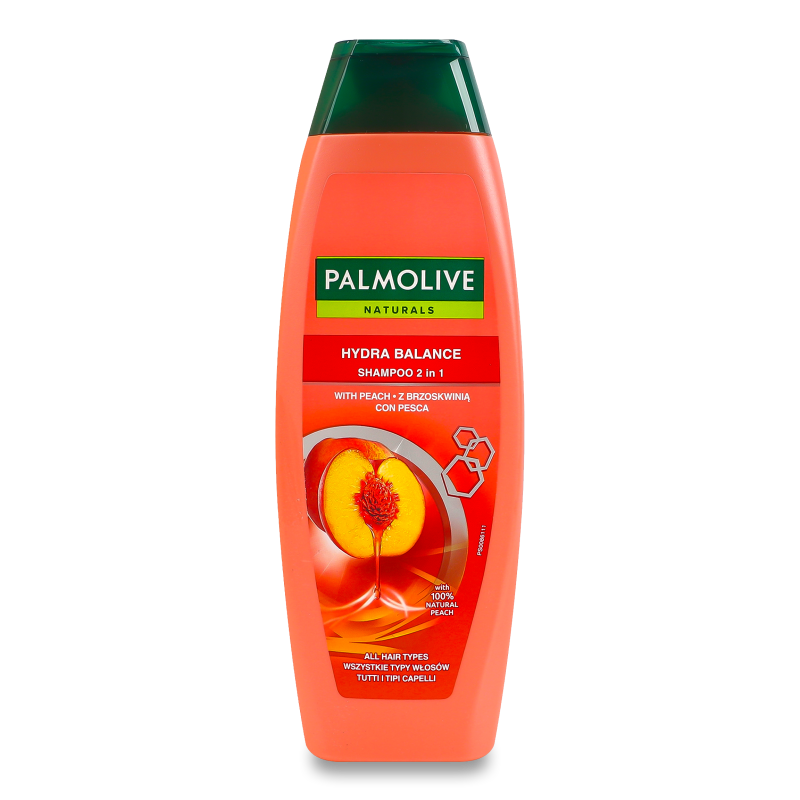 Шампунь 2в1 Naturals Hydra Balance з персиком 350мл Palmolive
