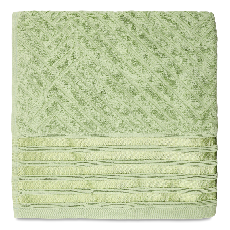 Рушник сіро-зелений махровий 70*140см 500г/м2 GM Textile