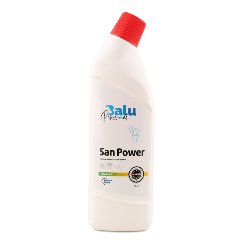 Гель д/миття санвузлів San Power Ромашка 1л Balu