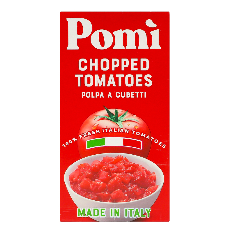 Томати нарізані кубиками пастеризовані Pomi т/п