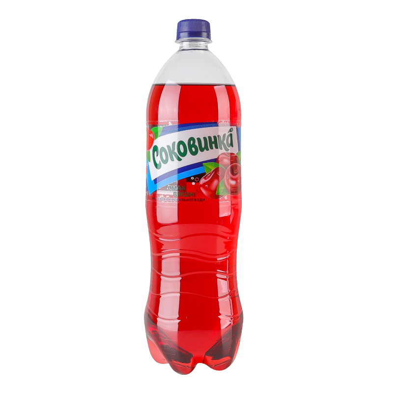 Вода солодка Соковинка Вишня 1л