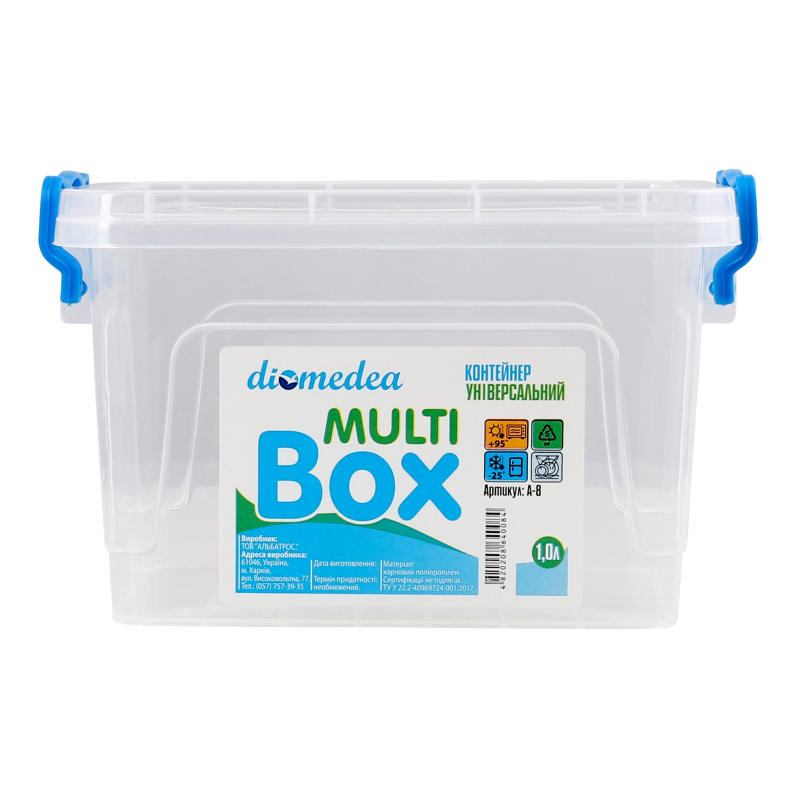 Контейнер универсальный 1л №А-8 Multi Box Diomedea 1шт Diomedea