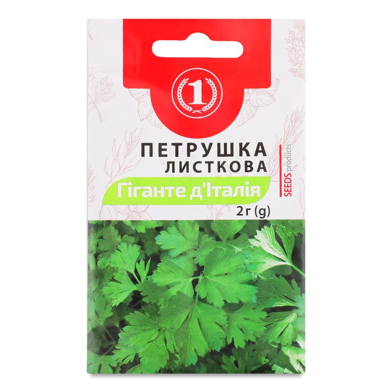 Насіння Петрушка листкова Гіганте д’Італія 2г ТМ “1”