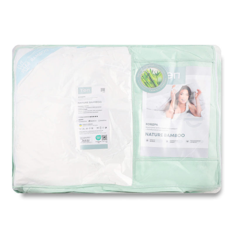 Ковдра Природа Бамбук мембрана принт 180*210см 350г/м2 ТЕП
