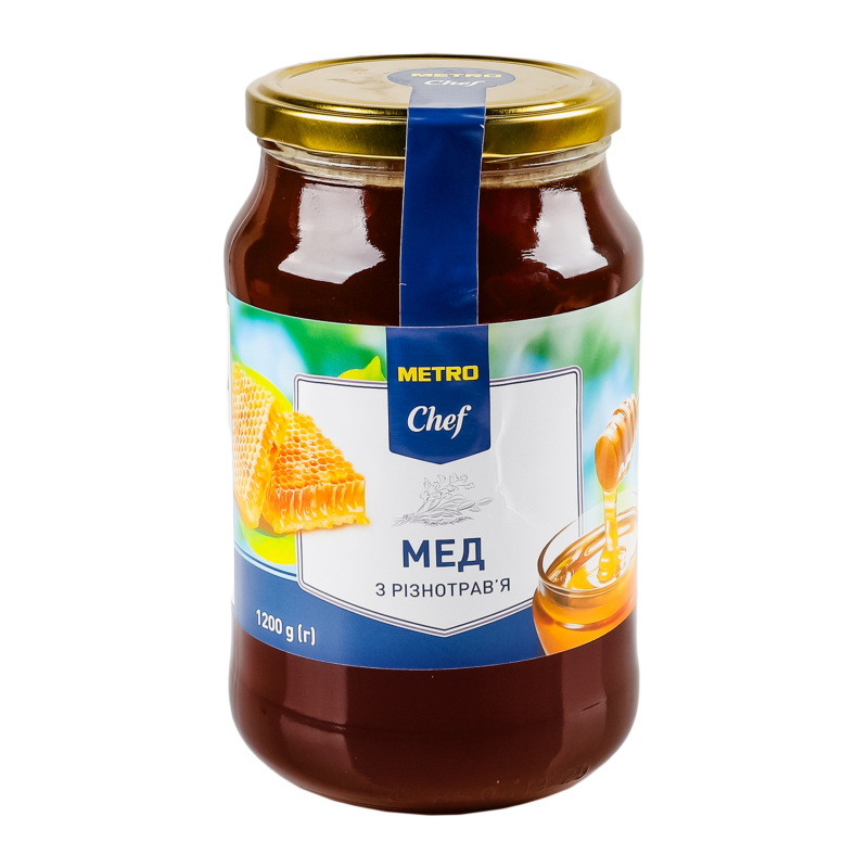Мед натуральный цветочный из разнотравья Metro Chef с/б