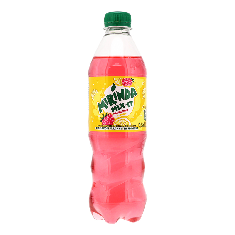 Напій безалкогольний сильногазований Raspberry+Lemon Mirinda п/пл