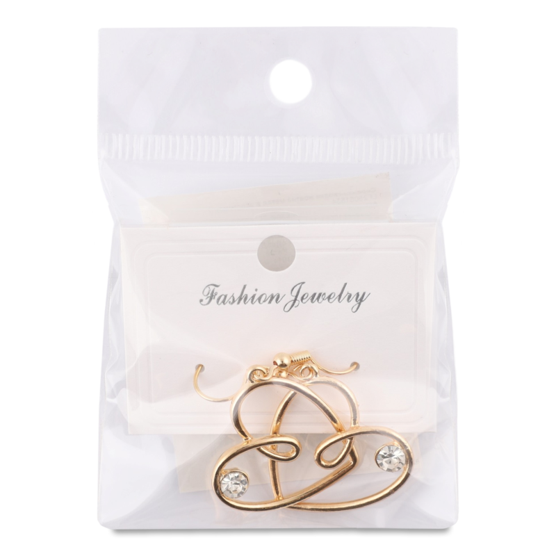 Сережки-гвіздки жовтий метал в асортименті LF25051534